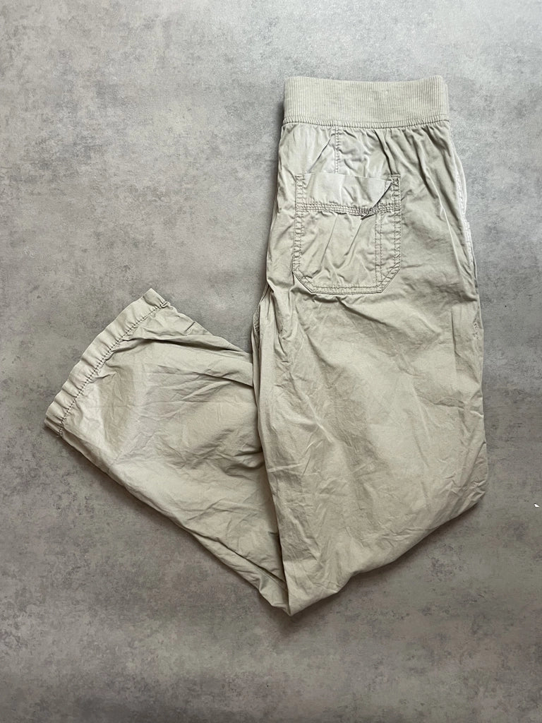 detail view, Faded Glory Y2K Khaki Cargo Sweatpants with Pocket Detail, vintage Y2K second hand piece, image 4