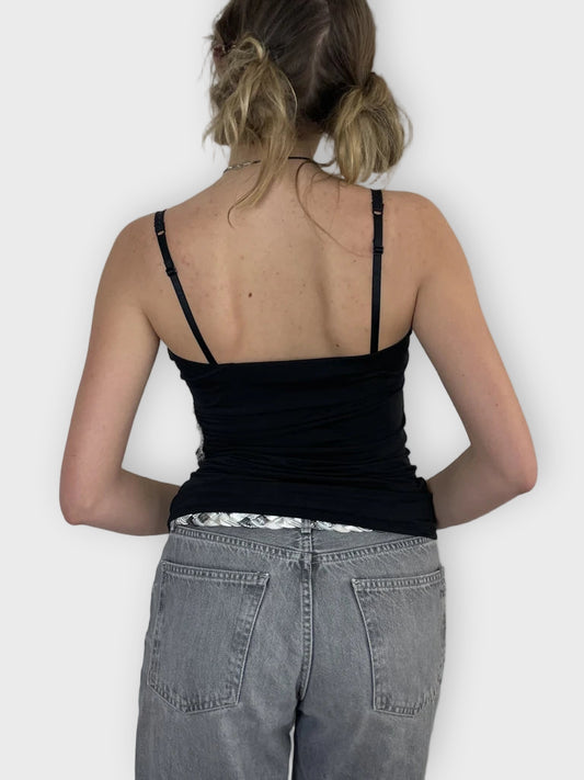 back view, Deb Tube Top, vintage Y2K second hand piece