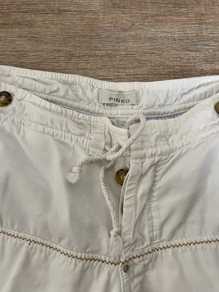 detail view, PINKO Low Waist Pants, vintage Y2K second hand piece, image 5