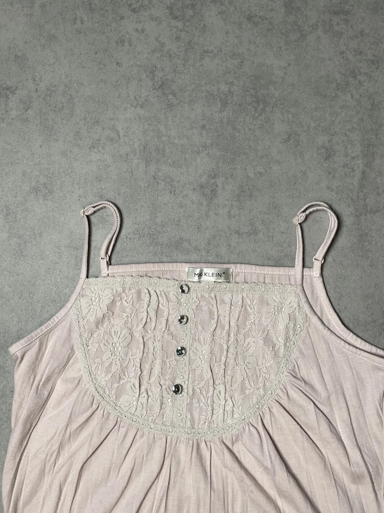 Pastel Pink Tank Top (M)
