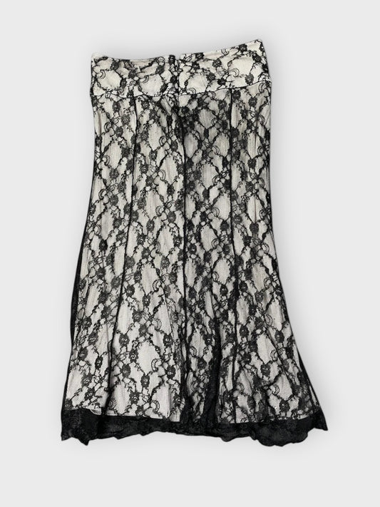 Worthington Lace Overlay Top (M)