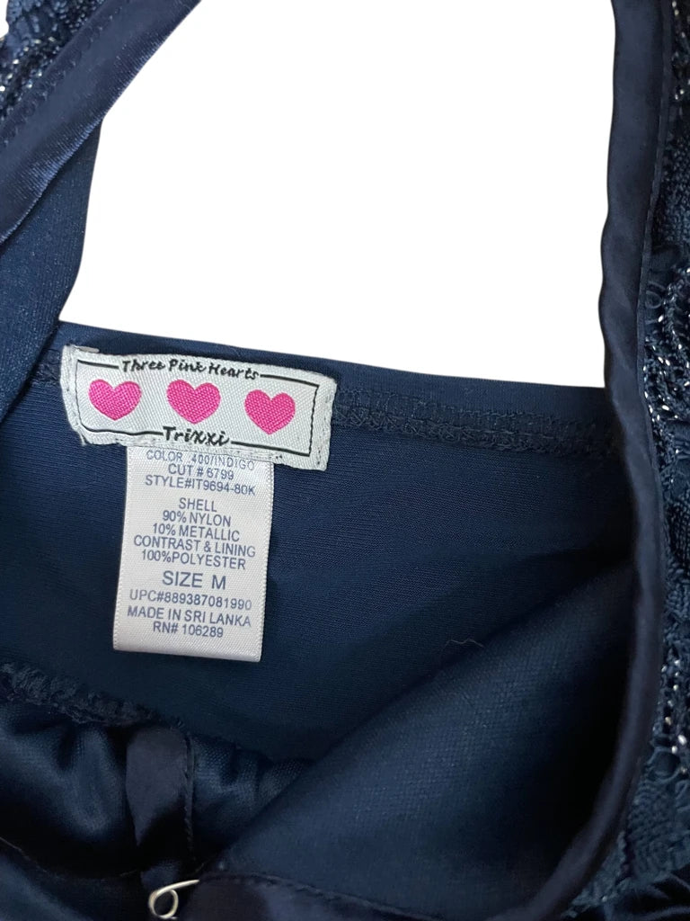 detail view, Three Pink Hearts Trixxi night charm – lace tie halter, vintage Y2K second hand piece, image 4