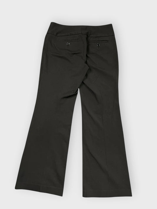 back view, Express Design Studio Express Black Flared Suit Pants, vintage Y2K second hand piece