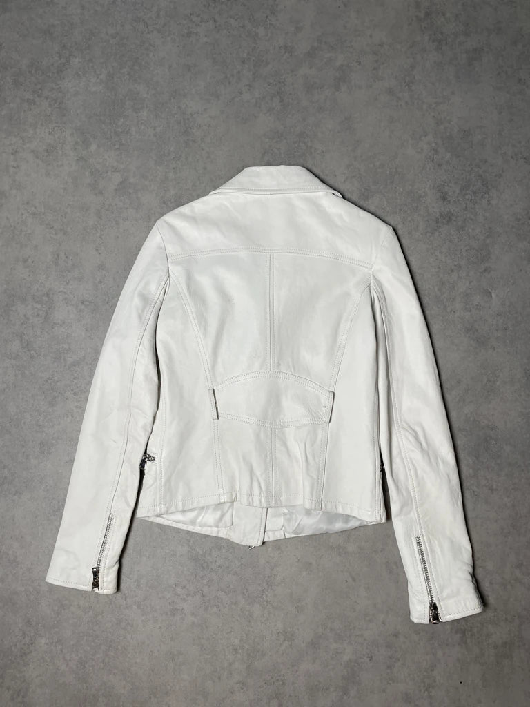 detail view, Vera Pelle Leather Jacket, vintage Y2K second hand piece, image 5