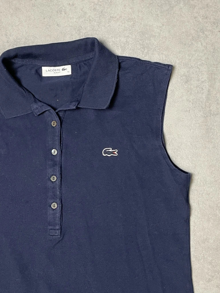 detail view, Lacoste Tank Top, vintage Y2K second hand piece, image 4