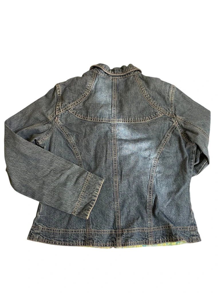 detail view, raw classic – 2000s denim jacket, vintage Y2K second hand piece, image 6