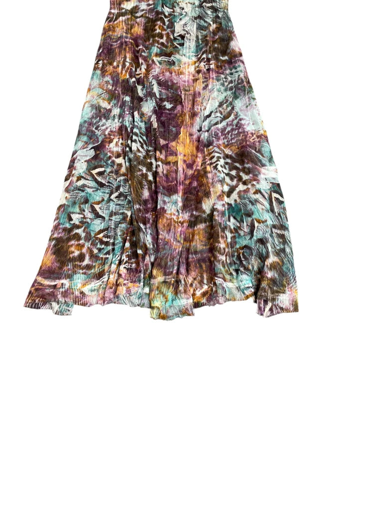 detail view, Komarov Boho Turquoise Maxi Top, vintage Y2K second hand piece, image 4
