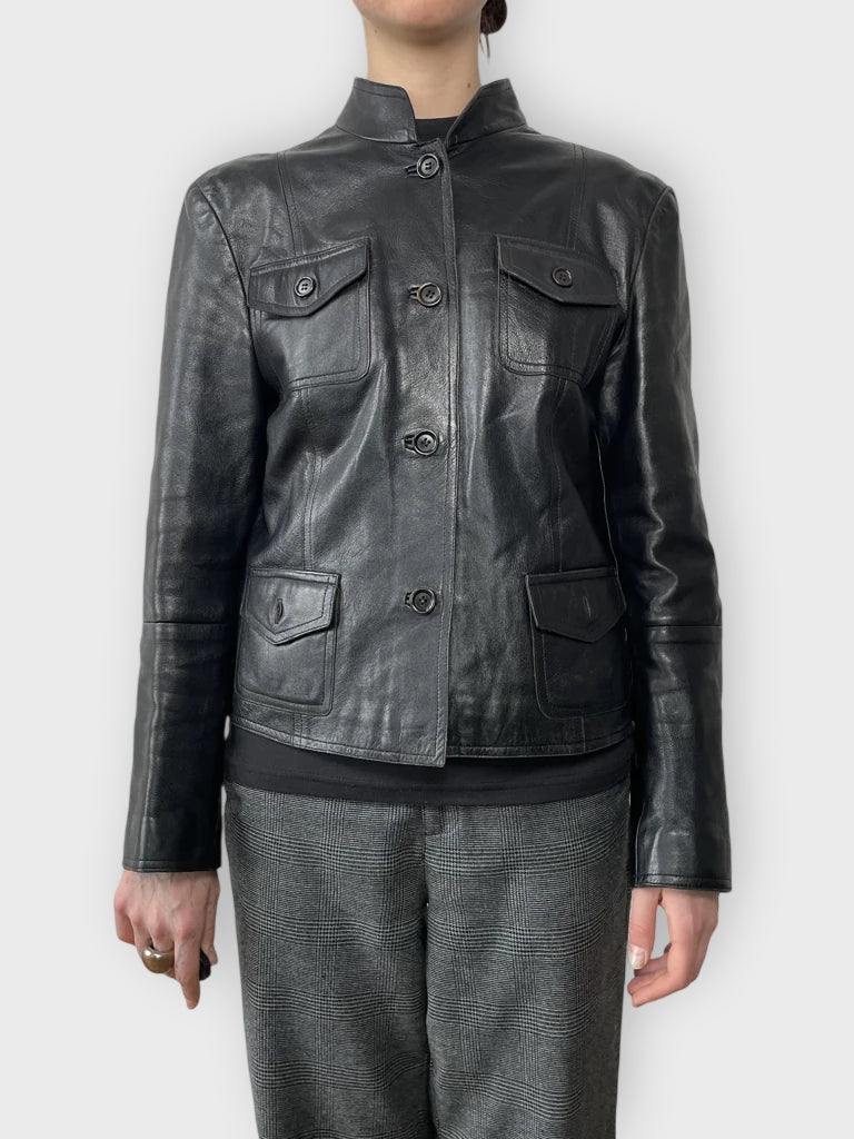 Carla Carini Leather Jacket (M)