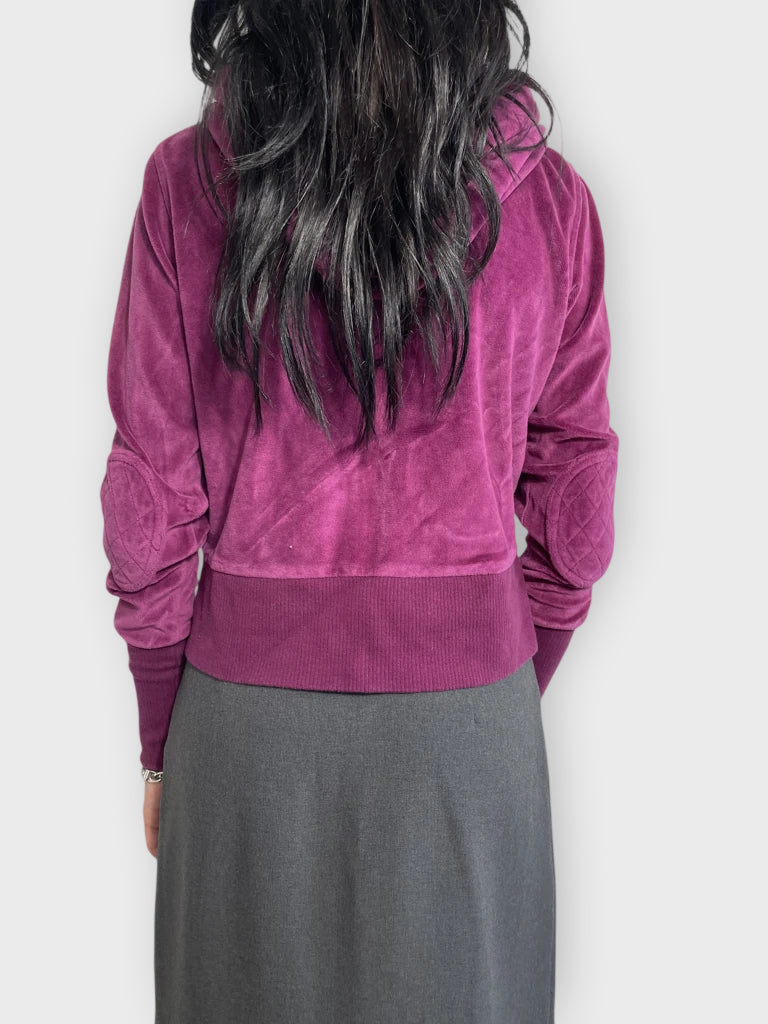 back view, Rocawear crop sweatshirt, vintage Y2K second hand piece