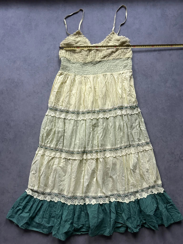 detail view, Pink City Summer Dress (One Size), vintage Y2K second hand piece, image 10