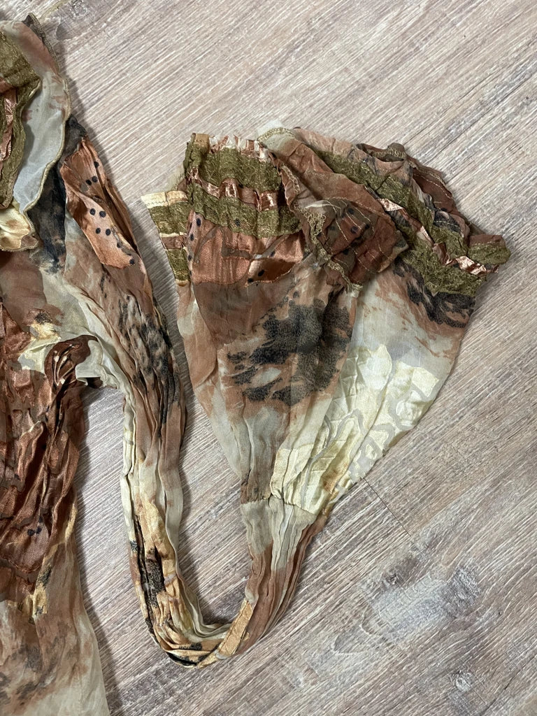 detail view, Alberto Makali Classic Blouse, vintage Y2K second hand piece