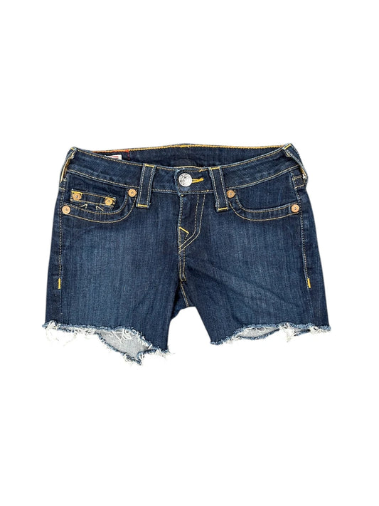 True Religion Dark Wash Cutoff Hotpants (XS)