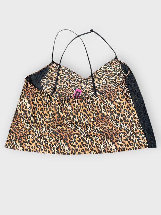 back view, La Senza Jaguar Pattern Top, vintage Y2K second hand piece