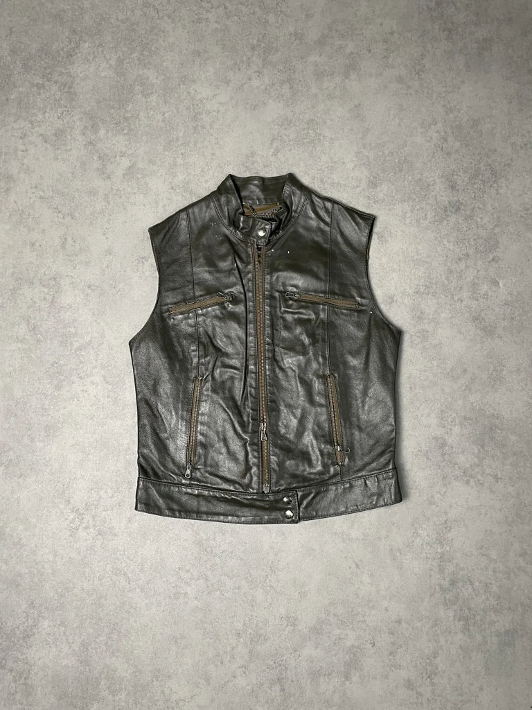 detail view, Privilegi Italian Gilet, vintage Y2K second hand piece, image 6