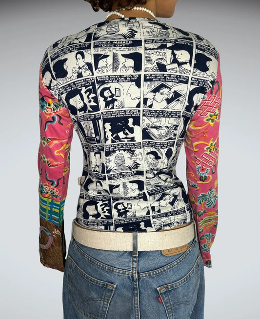 Y2K Long Sleeve Top (M)