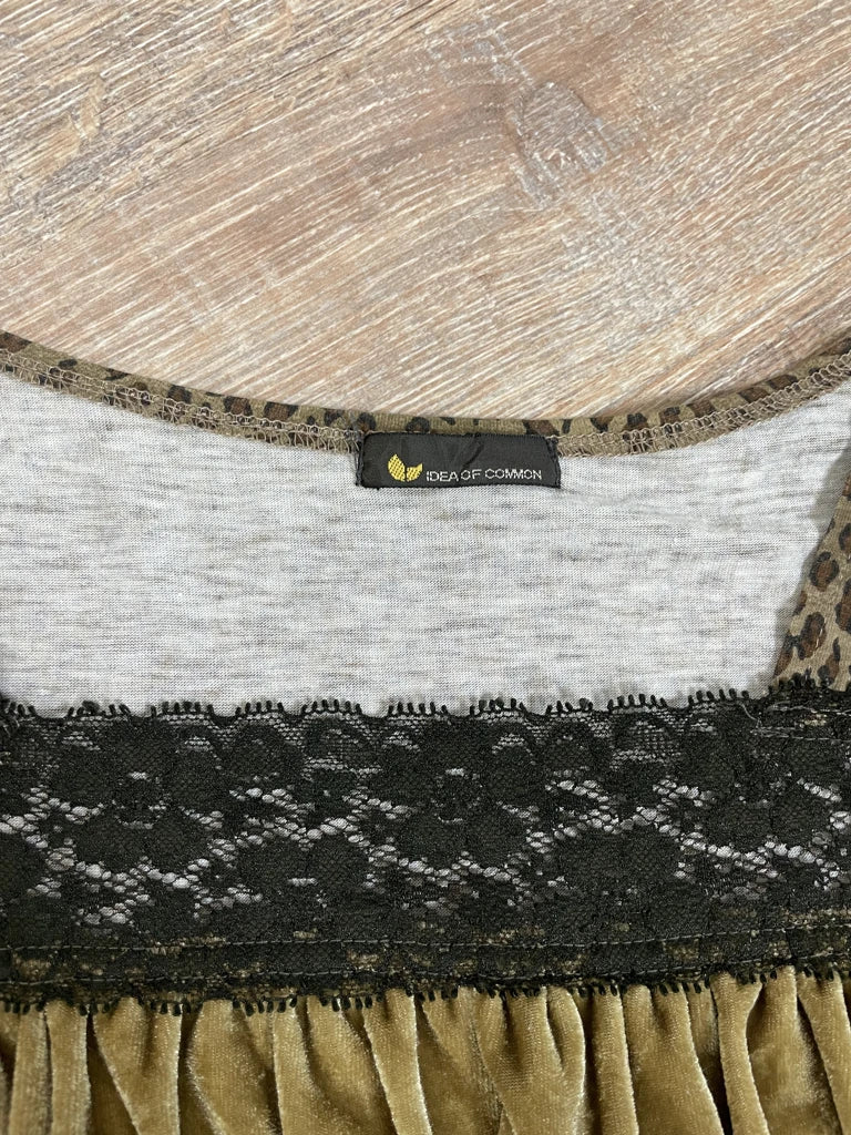 detail view, Idea Of Common Leopard Print Top, vintage Y2K second hand piece, image 5