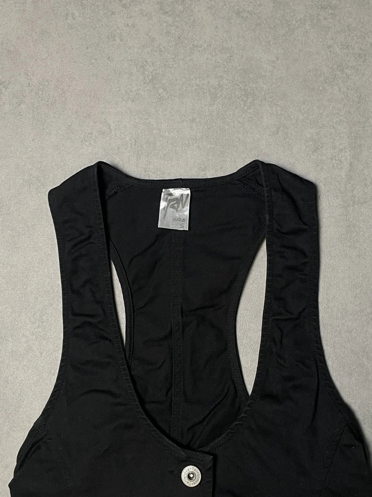 detail view, TRN Gilet, vintage Y2K second hand piece