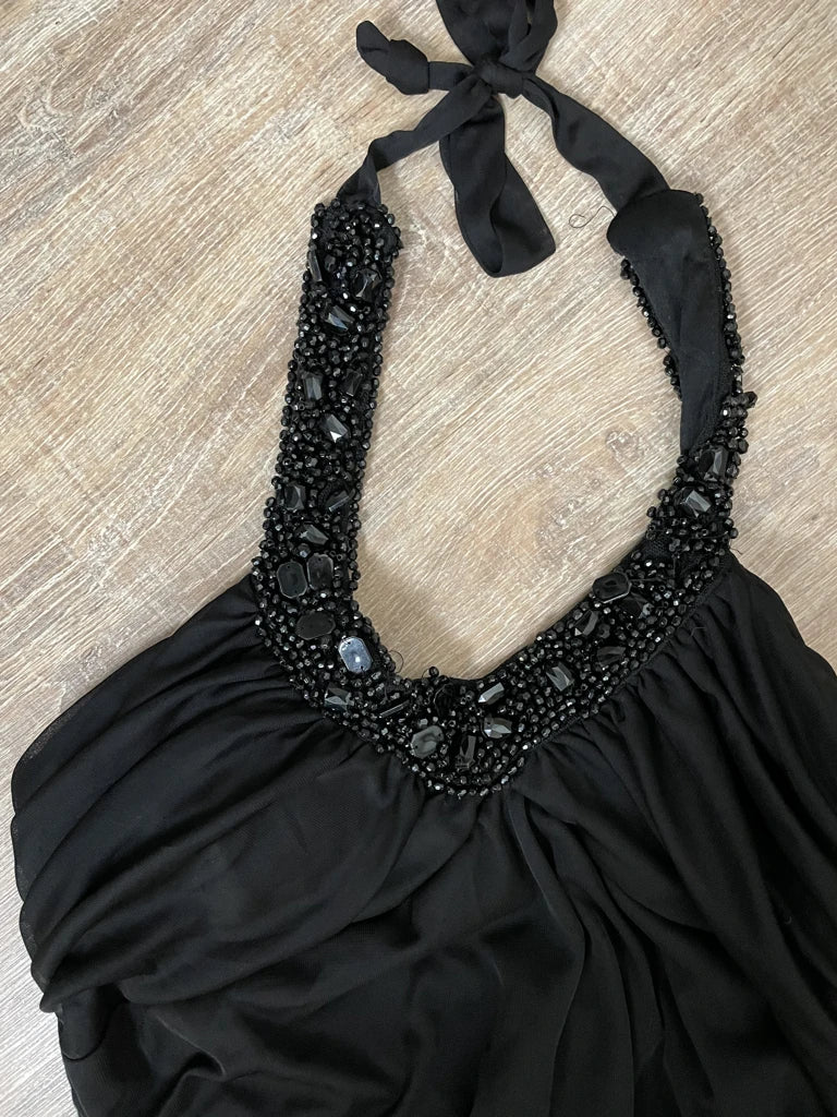 detail view, Long Dress, vintage Y2K second hand piece