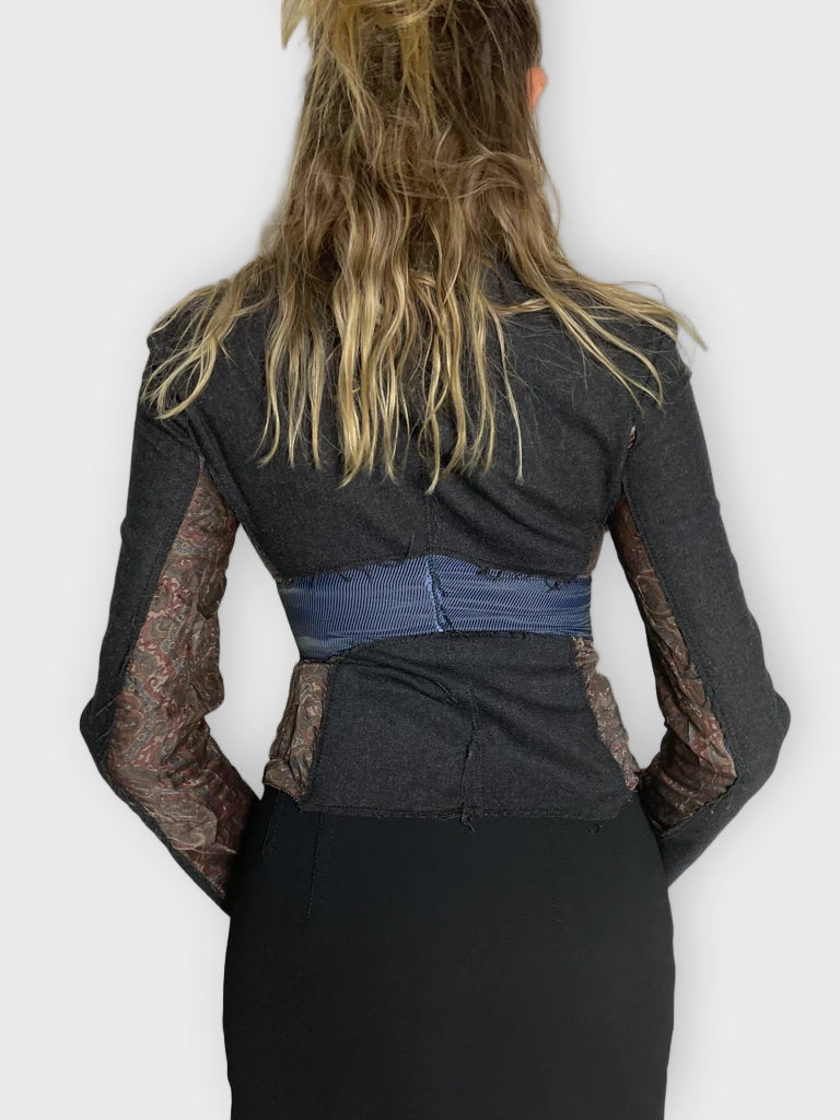 back view, Per Chi Long-Sleeve Jacket, vintage Y2K second hand piece