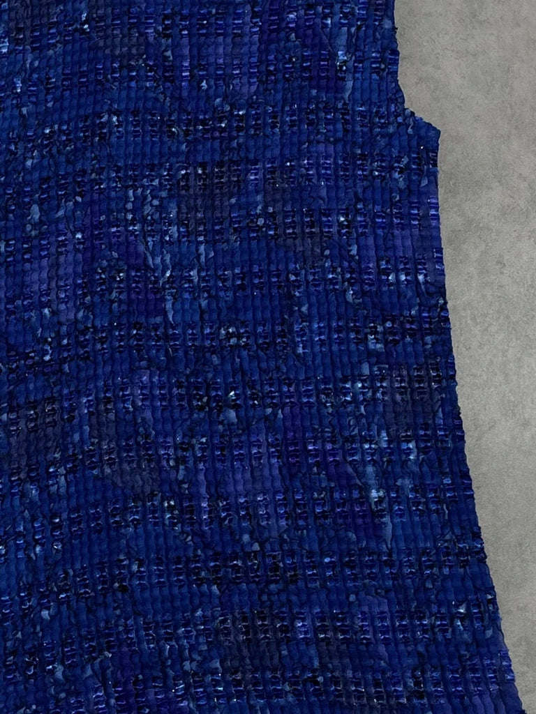 detail view, Blue Elastic Top, vintage Y2K second hand piece, image 4