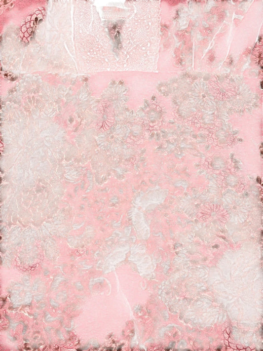 back view, Rockmane Pink Floral Lace Camisole, vintage Y2K second hand piece