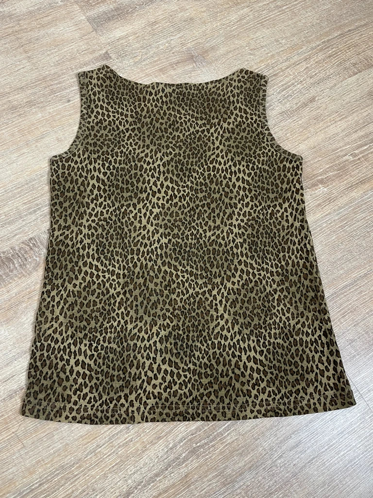 detail view, Idea Of Common Leopard Print Top, vintage Y2K second hand piece, image 4