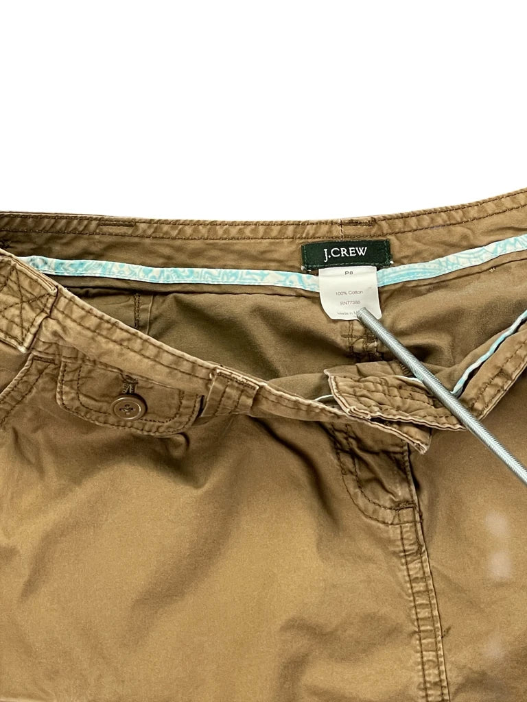 Khaki Utility Cotton Mini Skirt (M)