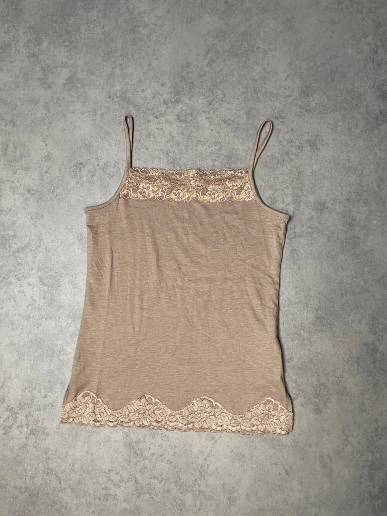 detail view, Lace Top, vintage Y2K second hand piece, image 6