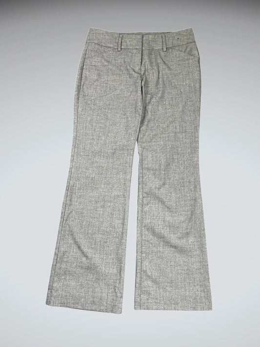 front view, 7Avenue Grey Textured Suit Pants, vintage Y2K second hand piece