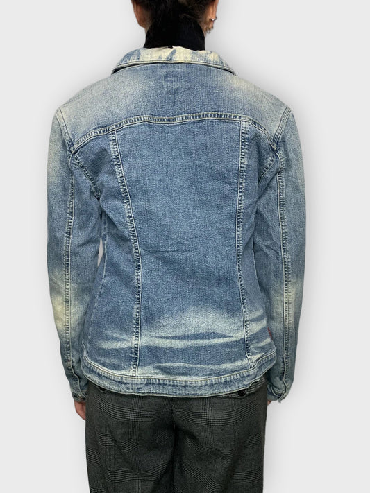 back view, Miss Sixty Jeans Jacket, vintage Y2K second hand piece