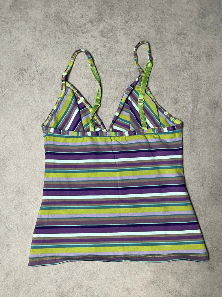 detail view, Gallo Striped Top, vintage Y2K second hand piece, image 5