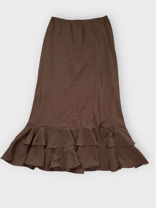 MSK Brown Midi Skirt (S)