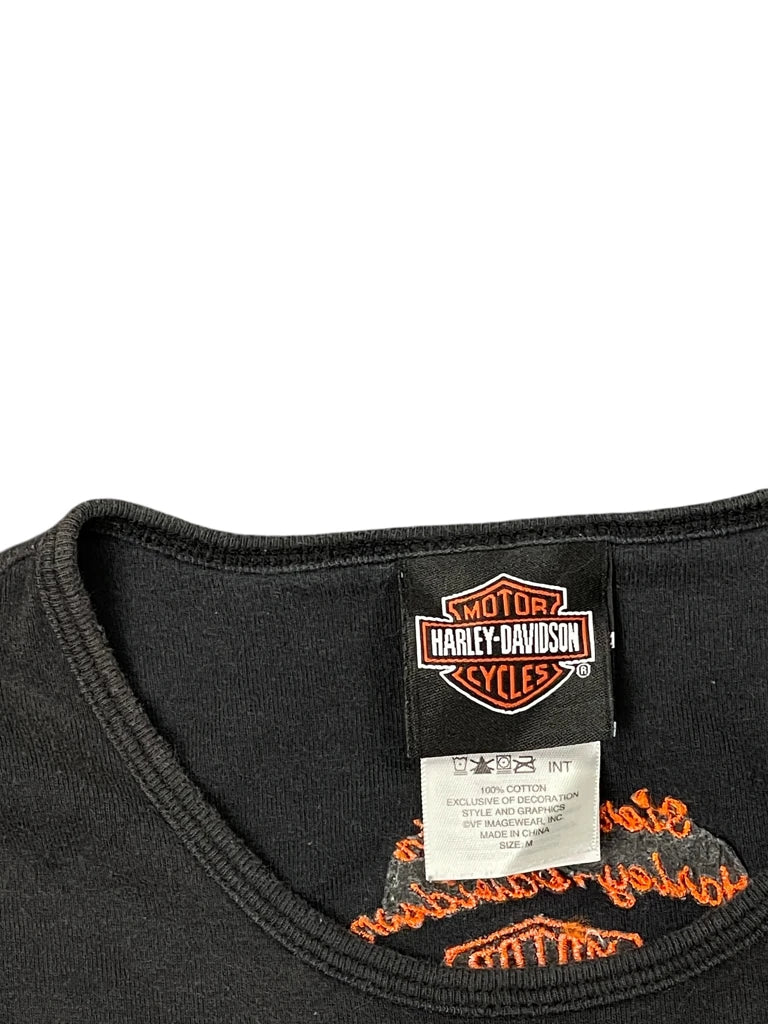 detail view, Harley-Davidson Harley Davidson Graphic Tank Top, vintage Y2K second hand piece, image 5