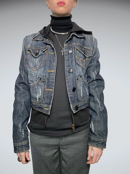Sweatshirt Jeans Jacket (L)