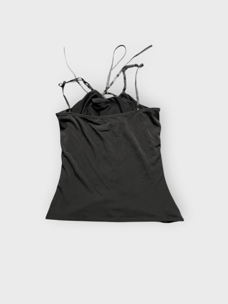 back view, Twenty One Minimalist Black Structured Top, vintage Y2K second hand piece