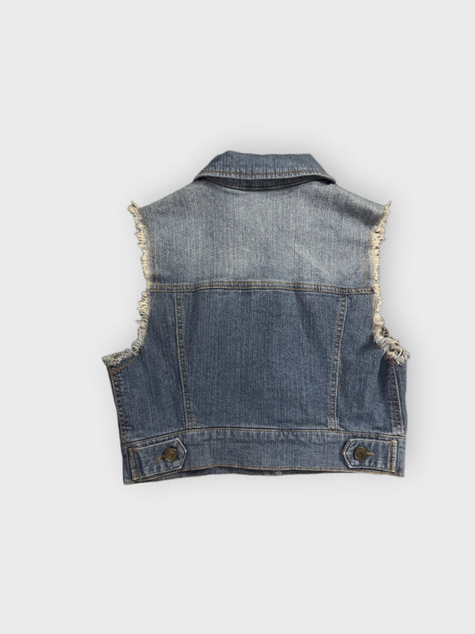 Tinseltown Button-Up Denim Vest Women (M)