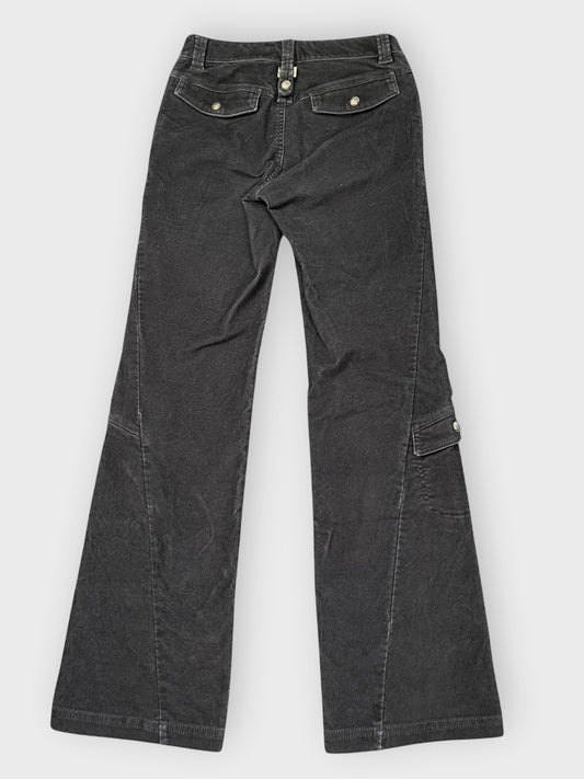 back view, Athleta Black Stretch Pants, vintage Y2K second hand piece