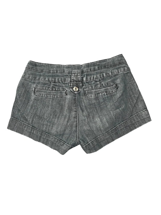 back view, Boom Boom Jeans dark grey denim hotpants, vintage Y2K second hand piece
