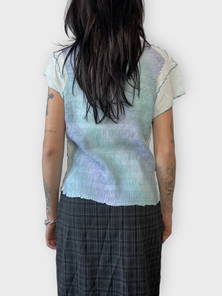 Flower Turquoise Top (L)