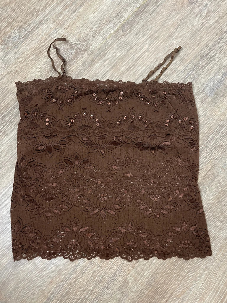 detail view, Lace Top, vintage Y2K second hand piece, image 6