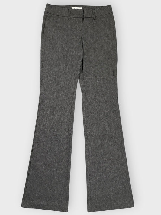 front view, Rickis Black Tailored Bootcut Suit Pants, vintage Y2K second hand piece