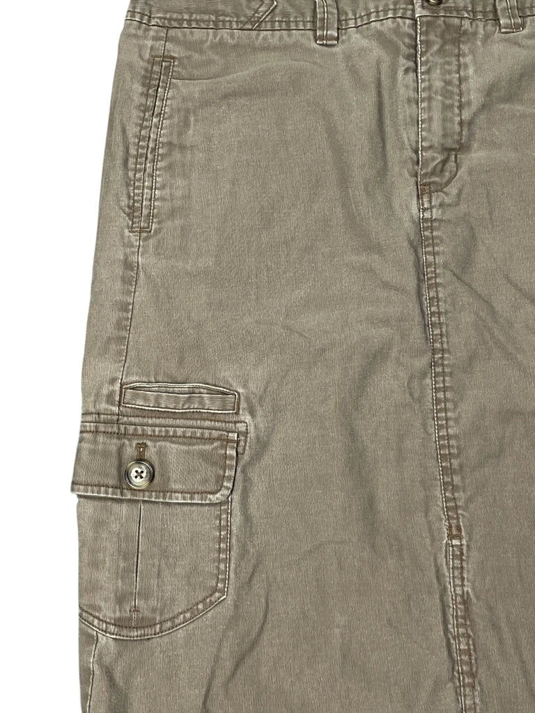 detail view, Eddie Bauer Utility Cotton Skirt, vintage Y2K second hand piece, image 4