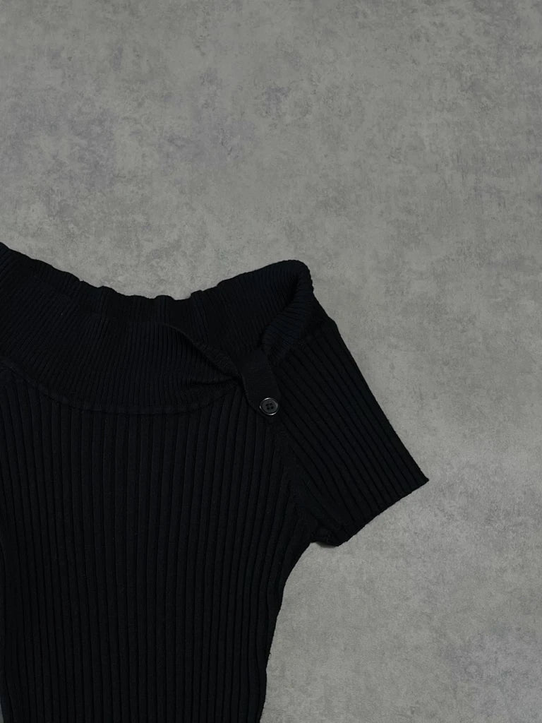 detail view, Catch My Short Sleeve Jumper, vintage Y2K second hand piece, image 4