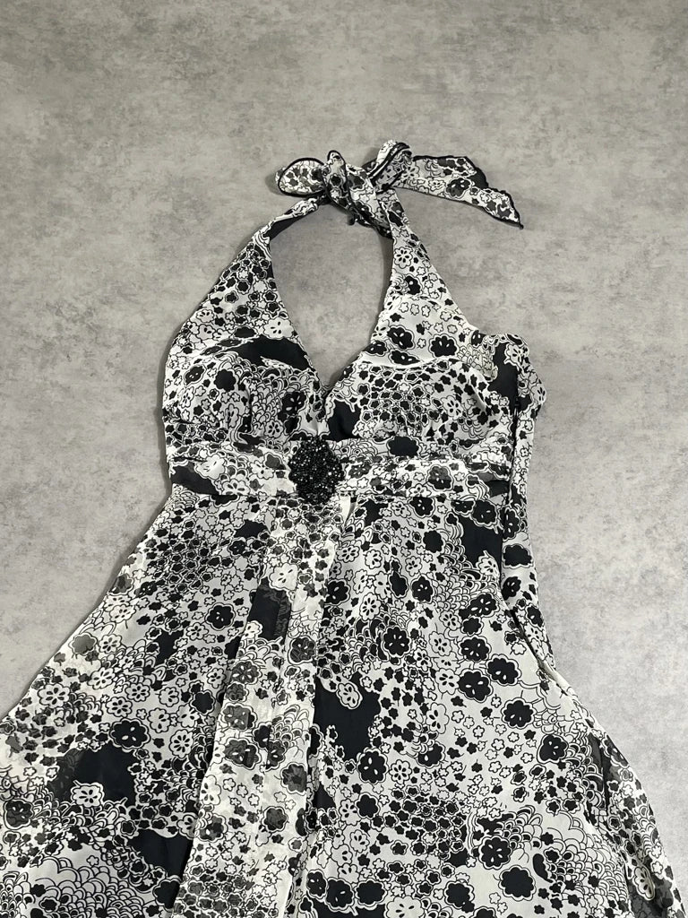 detail view, Speechless flower night dress, vintage Y2K second hand piece