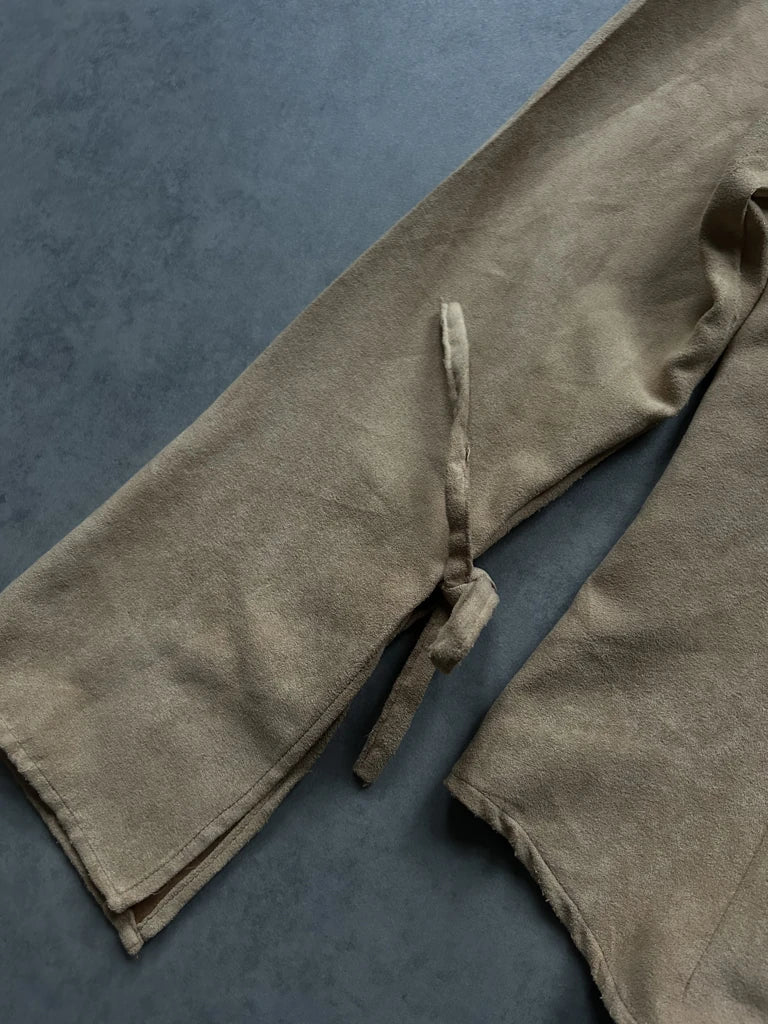 detail view, V.B. Collection Beige Wide Sleeve Shirt, vintage Y2K second hand piece, image 5