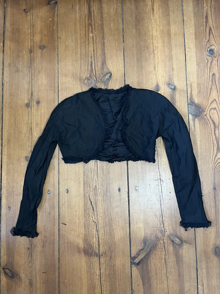 detail view, Cropped Long Sleeve Jacket, vintage Y2K second hand piece, image 6