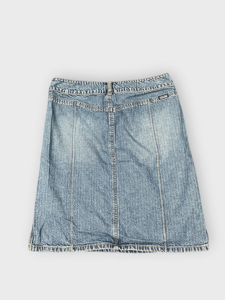 Silver Jeans Classic Denim Skirt (L)