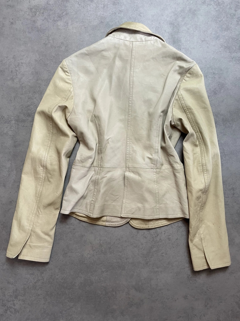 Vintage Conipel Genuine Leather Jacket in Deep Brown (M)