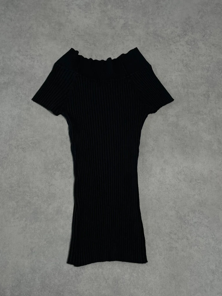 detail view, Catch My Short Sleeve Jumper, vintage Y2K second hand piece, image 5