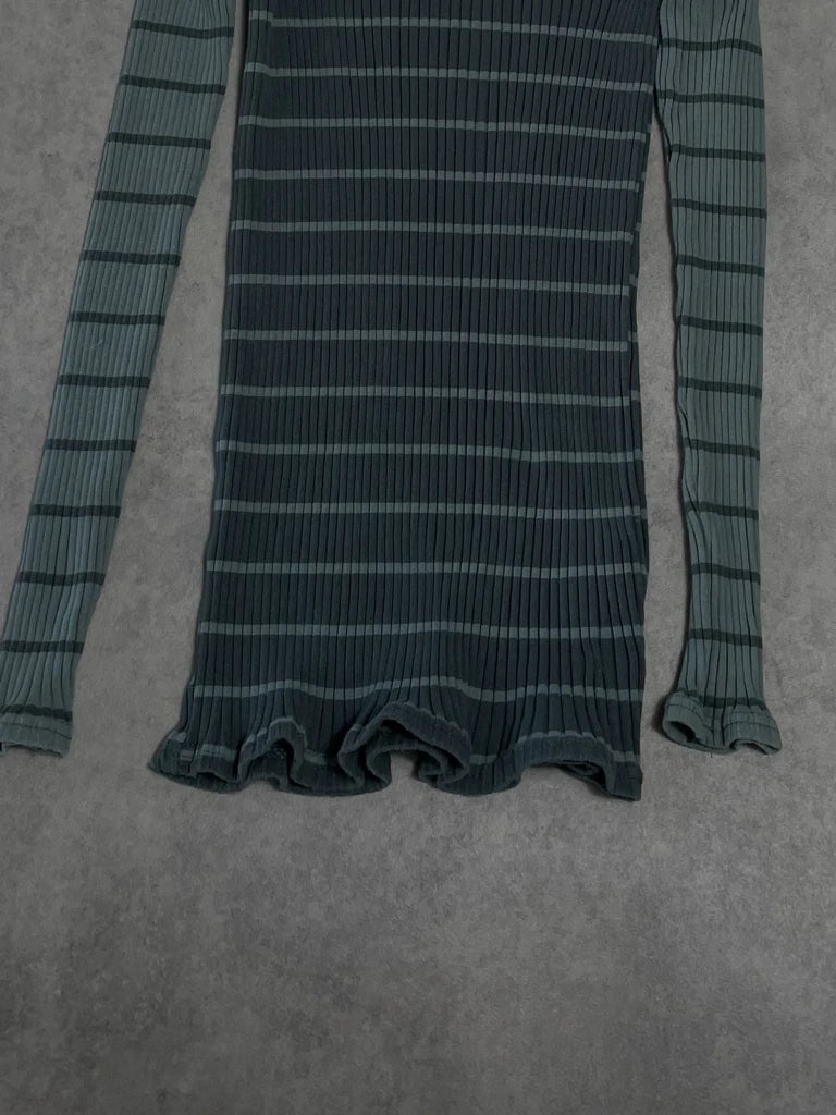 detail view, lillegs Water Green Jumper, vintage Y2K second hand piece